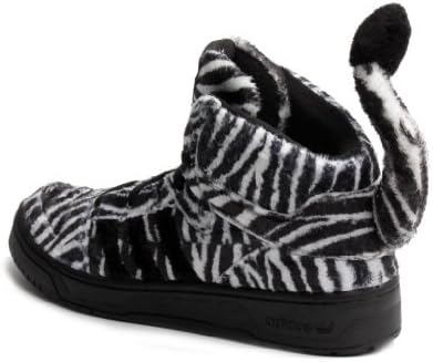 Jeremy Scott Zebra Men Shoes Sneakers Black/Running White G95749