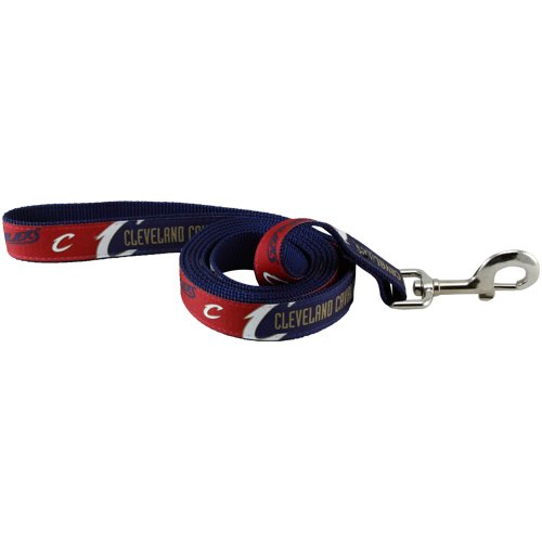 Cleveland Cavaliers 6' Wine-Navy Blue Dog Leash