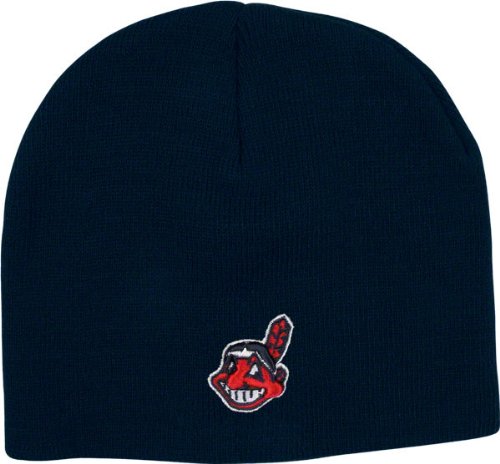 Cleveland Indians Knit Beanie with Raised Logo