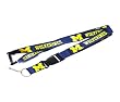 Michigan Wolverines Clip Lanyard Keychain Id Ticket