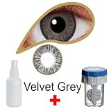 MesmerEyez Naturalz Velvet Grey Coloured Disposable Contact Lenses Lens 1 Month Very High Quality
