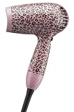 Conair 115PX Fuse 1875-Watt Hair Dryer, Pink Cheetah