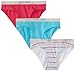 Calvin Klein Big Girls' Ck 3 Pack Chrome Fashion Bikini Briefs, Assorted, X-Large 16/18