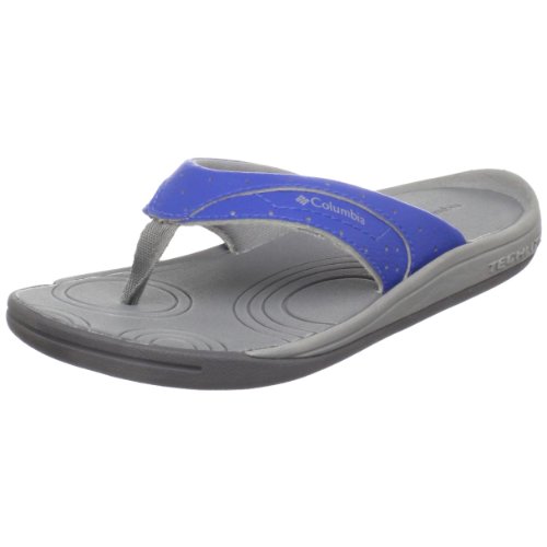 Columbia Techsun Flip-BC4561 Flip Flop (Toddler/Little Kid/Big Kid),Wild Dove/Nautical Blue,13 M US Little Kid