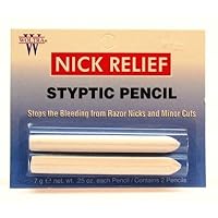 Nick Relief Styptic Pencil Twin (Blister)