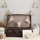 Ginger Ray Hessian Burlap Bunting Card Postbox for Wedding or Party Decoration