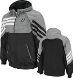 San Antonio Spurs Adidas Pre-Game On Court Full Zip Hooded Sweatshirt