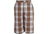 Southpole - Southpole Brown/Orange Plaid Shorts