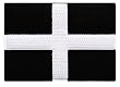 Cornwall Flag Embroidered Patch Cornish England Iron-On Celtic UK Emblem