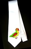 Party Decoration Necktie with duck, anas, baikal, bird, teal, formosa