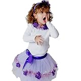 IMAGE OF Tutu Moi Baby Little Girls Julia Lavender Tulle Designer Tutu 3M-12