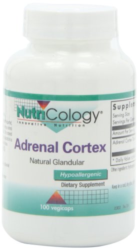 Nutricology Adrenal Cortex Vegetarian Capsules, 100 Count On Sale