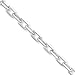 Sterling Silver 8" Diamond-cut Cable Chain title=