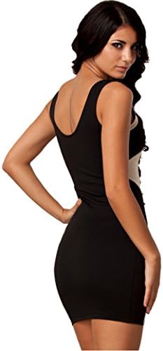 Brand me Sleeveless Bodycon Mini Casual Pencil Dress Robe Femme (X-Large)