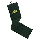 NCAA North Dakota State Bison Green Embroidered Face/Club Golf Towel
