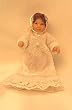 Miniature Baby Girl Doll in Porcelain Dollhouse Miniature