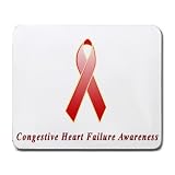 Congestive Heart Failure Awareness Ribbon Mouse Pad