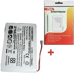 HQRP Replacement Battery fit Palm Tungsten GA1Y41551 PDA + Screwdriver + HQRP PDA Screen Protector