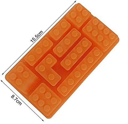 Building Bricks Ice Cube Tray or Candy,jelly &Chocolates Silicone Mold for Lego Lovers