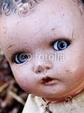 Wallmonkeys Peel and Stick Wall Decals - Antique Doll Face - 24