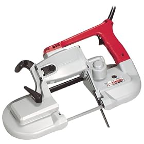 Milwaukee 6238 4-3/4-Inch 6 Amp/5 Amp 2-Speed Deep Cut Portable Band Saw with Carrying Case