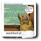 Londons Times Funny Animals Cartoons - Woodchuck Physics - Mouse Pads