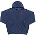 Mississippi Rebels NCAA Goalie Pullover Hooded Sweatshirt (Navy)