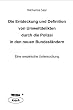 Die Entdeckung und Definition von Umweltdelikten durch die Polizei in den neuen Bundesl�ndern - eine empirische Untersuchung