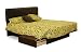 Contemporary 60" Platform Storage Bed in Chocolate Finish By South Shore Furniture