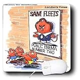 Londons Times Funny Medicine Cartoons - Public Enema Number Two - Mouse Pads