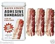 BACON shaped themed Adhesive Bandages
