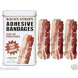 BACON shaped themed Adhesive Bandages (Toy)