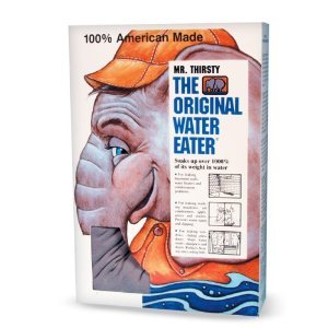 Water Eater Soaks Up Moisture Block Drafts With Our Water Eaters - Gray