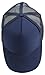 DALIX Plain Trucker Hat Mesh Cap in Navy Blue
