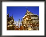 Reclining Buddha, Chiang Mia, Thailand Photography Framed Art Poster Print by Walter Bibikow, 22x18