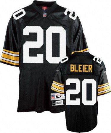 Rocky Bleier Black Reebok NFL Premier 1976 Throwback Pittsburgh Steelers Jersey - XX-Large