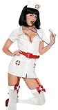 5Pc Naughty Nurse Sexy Holiday Party Costume