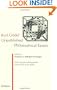 Kurt G�del: Unpublished Philosophical Essays
