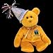Ty Beanie Babies Happy Birthday Bear November with Hat