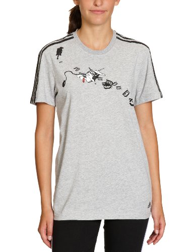 Adidas Damen Trainingsshirt Bnce Q2, medgrehea, L Preisvergleich
