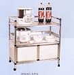 BEAUTIFUL METAL ROLLING KITCHEN CART 33.5X17.5X34.5