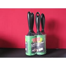 4 SCOTCH BRITE 3M LINT ROLLERS REMOVES LINT PET HAIR FROM CLOTHING UPHOLSTERY
