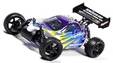 Fire Blue Exceed-RC Nitro Gas Ready to Run 1 Speed Beginner Buggy .16 Engine WITH STARTER KIT
