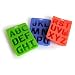Silicone Alphabet Letter Ice / Bake Tray Set