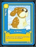 Ganz WebKinz Trading Card #11 St. Bernard - Mint Condition - Shipped in Protective Case!