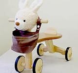 Jun-Collection（ジュンコレクション） 木製三輪車 アニマルバイク ウサギの画像