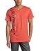 Marc Ecko Cut & Sew Men's Side Track Tee, Campari, Medium