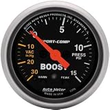 Vacuum Gauge - Autometer 3376 Vacuum Gauge