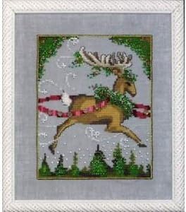 Blitzen Cross Stitch Pattern