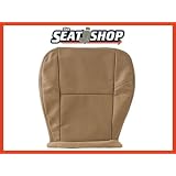 09 10 11 Cadillac Escalade Tan Perf & AC Leather Seat Cover LH bottom by The Seat Shop